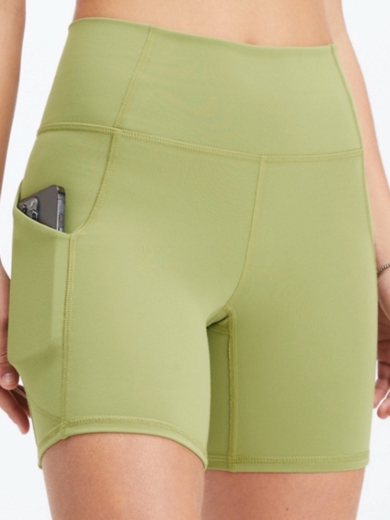 Fabletics Pants - Fabletics PureLuxe Highwaisted Biker Shorts, Olive Green, Size XL